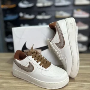 Nike Air Force Nola Marrom Gliter