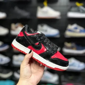 Nike Dunk Infantil Verniz Vermelho