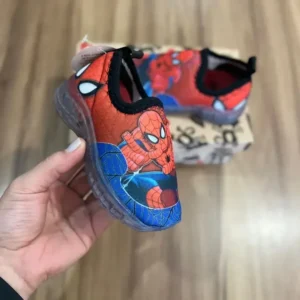 Tenis Meia Led Homem Aranha
