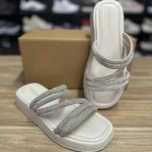 Papete Strass Confort Bege