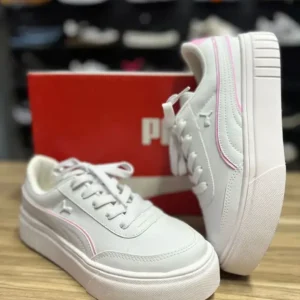 Puma May Branco/rosa