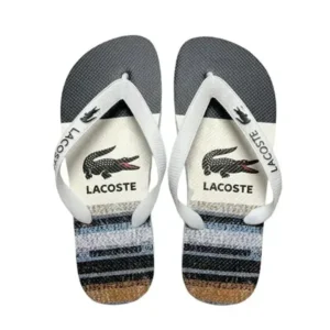 Chinelo Branco Lacoste