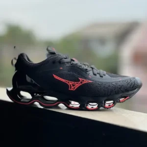 Mizuno Wave Prophecy 13 Importado (preto-vermelho)