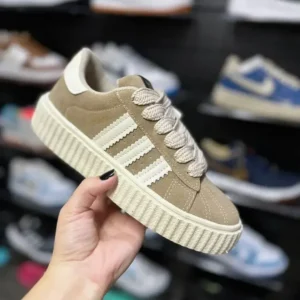 Adidas Campus Bege Off Plataforma