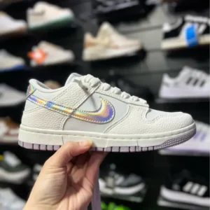 Nike Dunk Branco Prata Lilas
