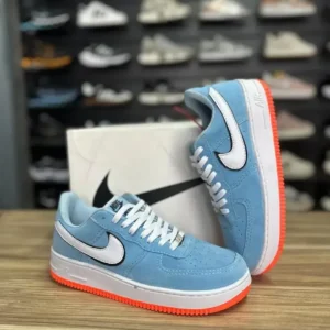 Nike Air Force Camurça Azul