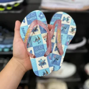Chinelo Havaianas Infantil Stitch Rosa