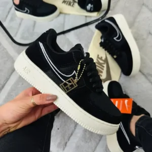 Nike Air Force Bordado Preto