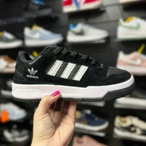 Adidas Forum Camurça Preto e Branco