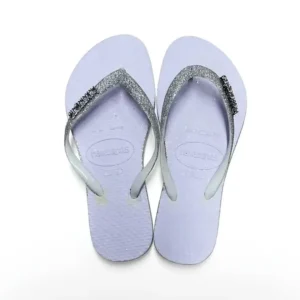 Chinelo Havaianas Total Glitter Branco