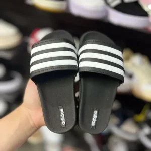 Chinelo Slide Adidas Preto-branco Infantil