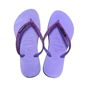 Chinelo Havaianas Total Glitter Lilas