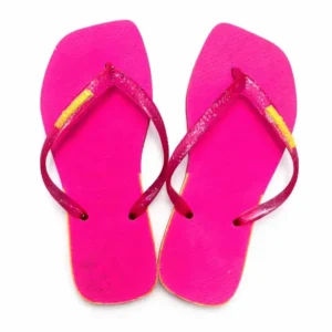 Chinelo Havaianas Rosa Neon/amarelo Tropical