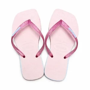 Chinelo Havaianas Rosa Bb/branco Tropical