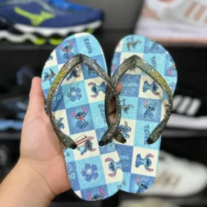 Chinelo Havaianas Infantil Stitch Preto