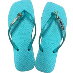 Chinelo Havaianas Olho Grego Verde Agua