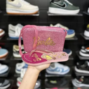 Chinelo Barbie+bolsa