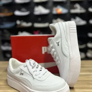 Puma May Branco/prata/brilho