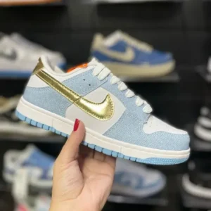Dunk Low Jeans Escovado Azul Claro