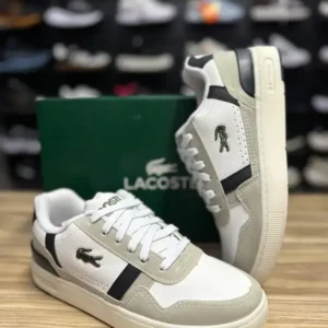Sapatenis Lacoste T-clip Branco Preto