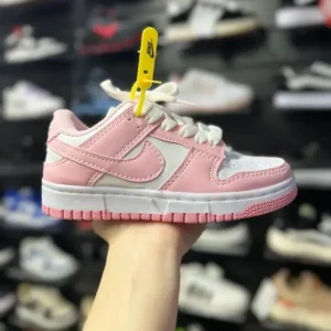 Nike Dunk Infantil Branco Rosa