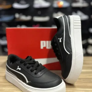 Puma May Plataforma Preto Branco