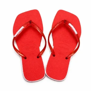 Chinelo Havaianas Vermelho/branco Tropical