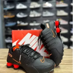 Nike Shox Nz Preto/laranja