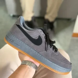 Nike Air Force Camurça Cinza Grafite