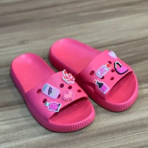 Slide Nuvem Pink Bottons