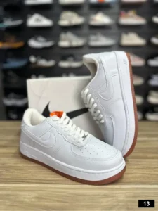 Nike Air Force New Branco-caramelo