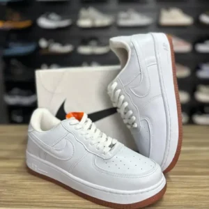 Nike Air Force New Branco-caramelo