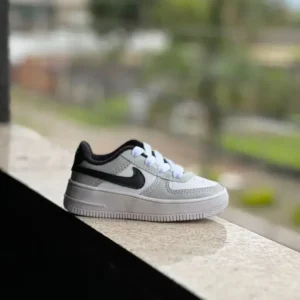 Nike Air Force Cinza Branco Baby