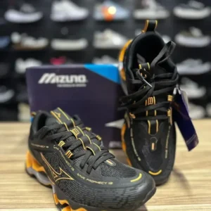 Mizuno Wave Prophecy 13 Importado (preto-laranja)