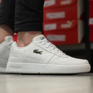 SAPATENIS LACOSTE T-CLIP BRANCO